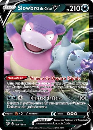 Carta Slowbro de Galar VGalarian Slowbro V