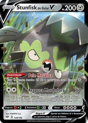 Carta Stunfisk de Galar VGalarian Stunfisk V
