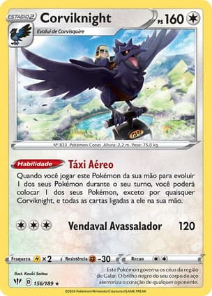 Carta Corviknight
