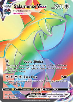 Carta Salamence VMAX