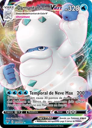Carta Darmanitan de Galar VMAXGalarian Darmanitan VMAX