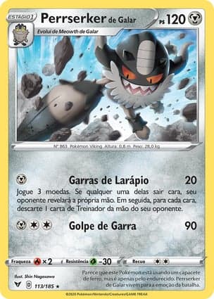 Carta Perrserker de Galar