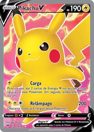 Carta Pikachu V
