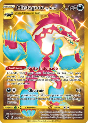 Carta Obstagoon de Galar