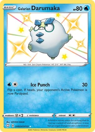 Carta Darumaka de Galar