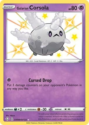 Carta Corsola de Galar