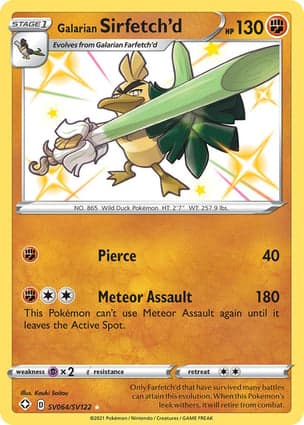 Carta Sirfetch'd de Galar
