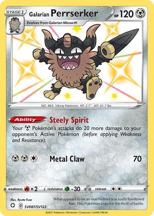 Carta Perrserker de Galar