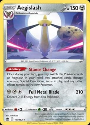 Carta Aegislash