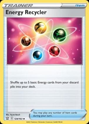 Carta Reciclador de Energia