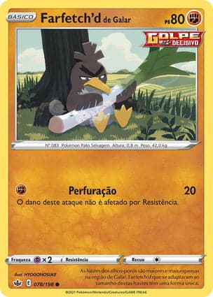 Carta Farfetch'd de Galar