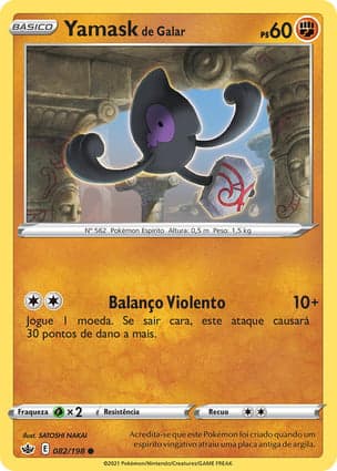 Carta Yamask de Galar