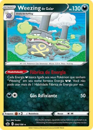 Carta Weezing de Galar