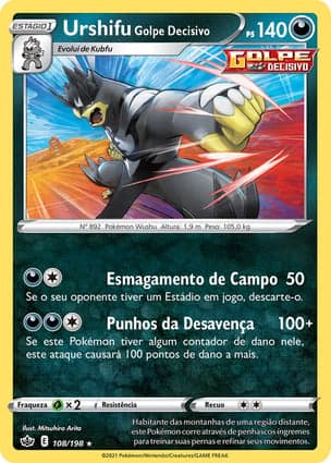 Carta Urshifu Golpe Decisivo
