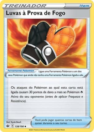 Carta Luvas à Prova de Fogo
