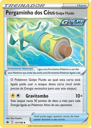 Carta Pergaminho dos Céus Golpe Fluido