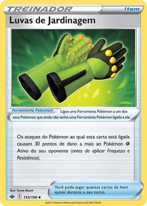 Carta Luvas de Jardinagem