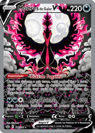 Carta Moltres de Galar VGalarian Moltres V