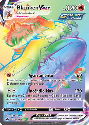 Carta Blaziken VMAX