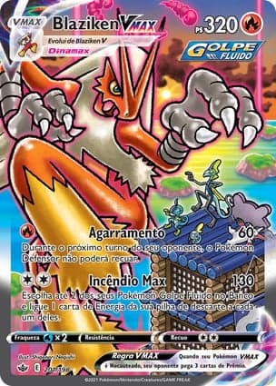 Carta Blaziken VMAX