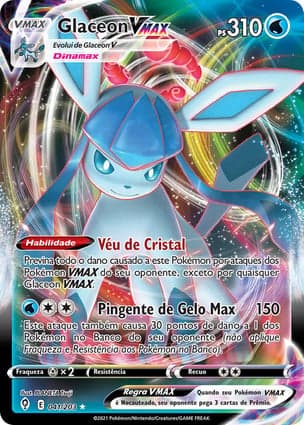 Carta Glaceon VMAX