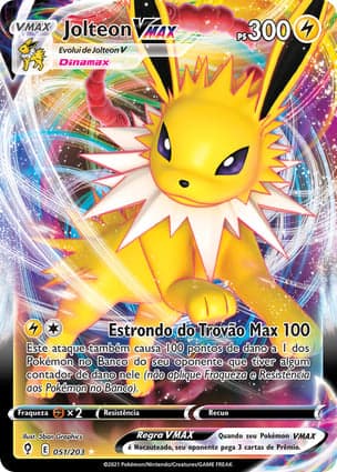 Carta Jolteon VMAX
