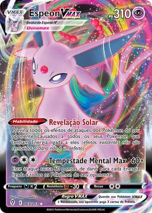 Carta Espeon VMAX