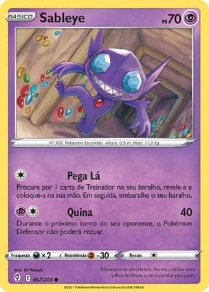 Carta Sableye