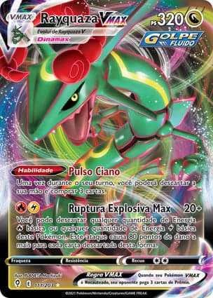 Carta Rayquaza VMAX