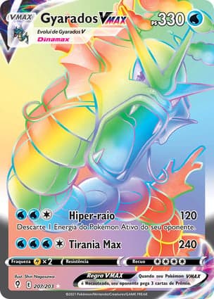 Carta Gyarados VMAX