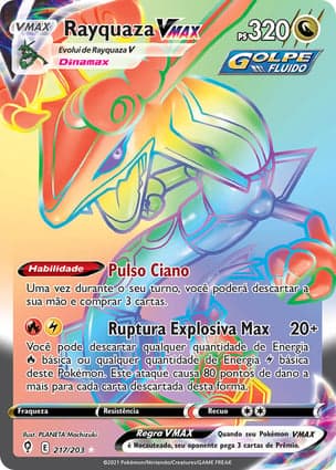 Carta Rayquaza VMAX