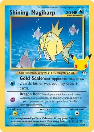 Carta Magikarp Luminescente