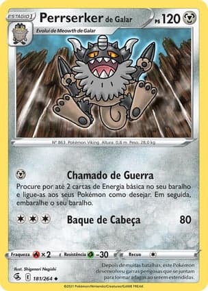 Carta Perrserker de Galar