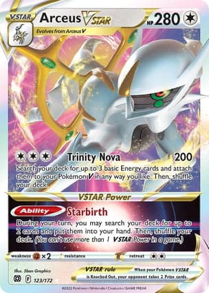 Carta Arceus V-ASTROArceus VSTAR