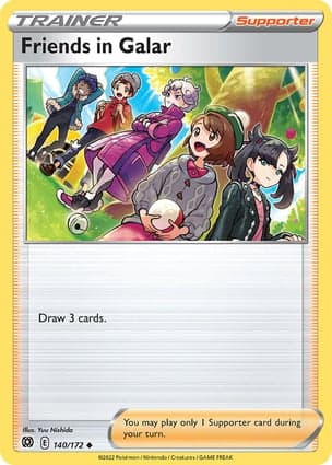Carta Amigos em Galar