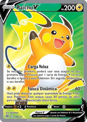 Carta Raichu VRaichu V (Full Art)