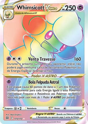 Carta Whimsicott V-ASTROWhimsicott VSTAR (Secret)