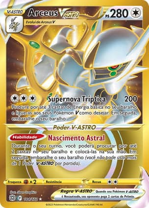 Carta Arceus V-ASTROArceus VSTAR (Secret) (184)