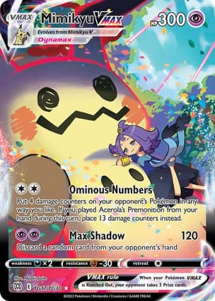 Carta Mimikyu VMAX