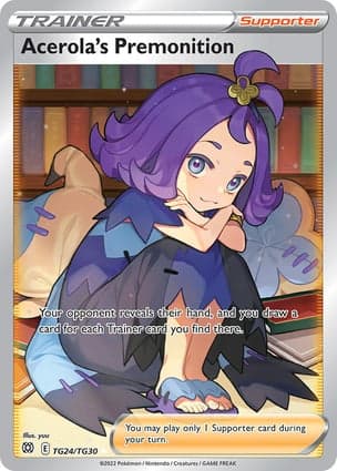 Carta Premonição da Acerola