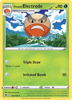 Carta Electrode de Hisui