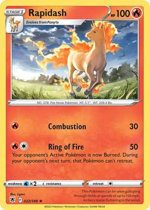 Carta Rapidash
