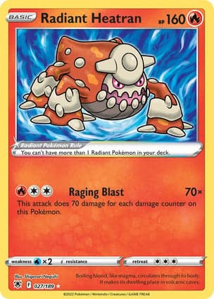 Carta Heatran Radiante