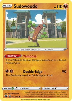 Carta Sudowoodo