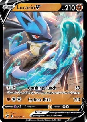Carta Lucario V