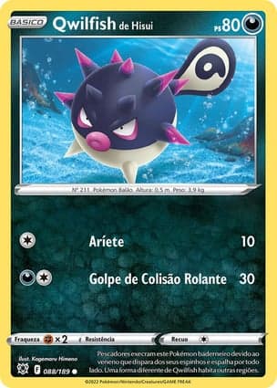Carta Qwilfish de Hisui