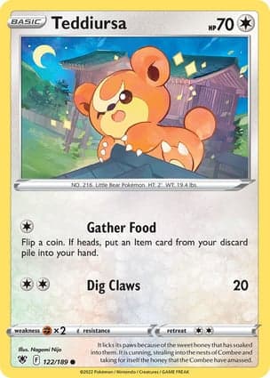 Carta Teddiursa