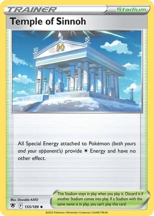 Carta Templo de Sinnoh
