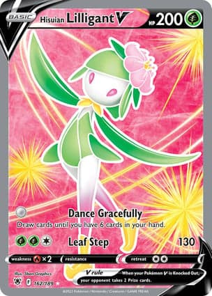 Carta Lilligant de Hisui VHisuian Lilligant V (Full Art)