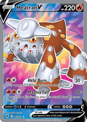 Carta Heatran VHeatran V (Full Art)